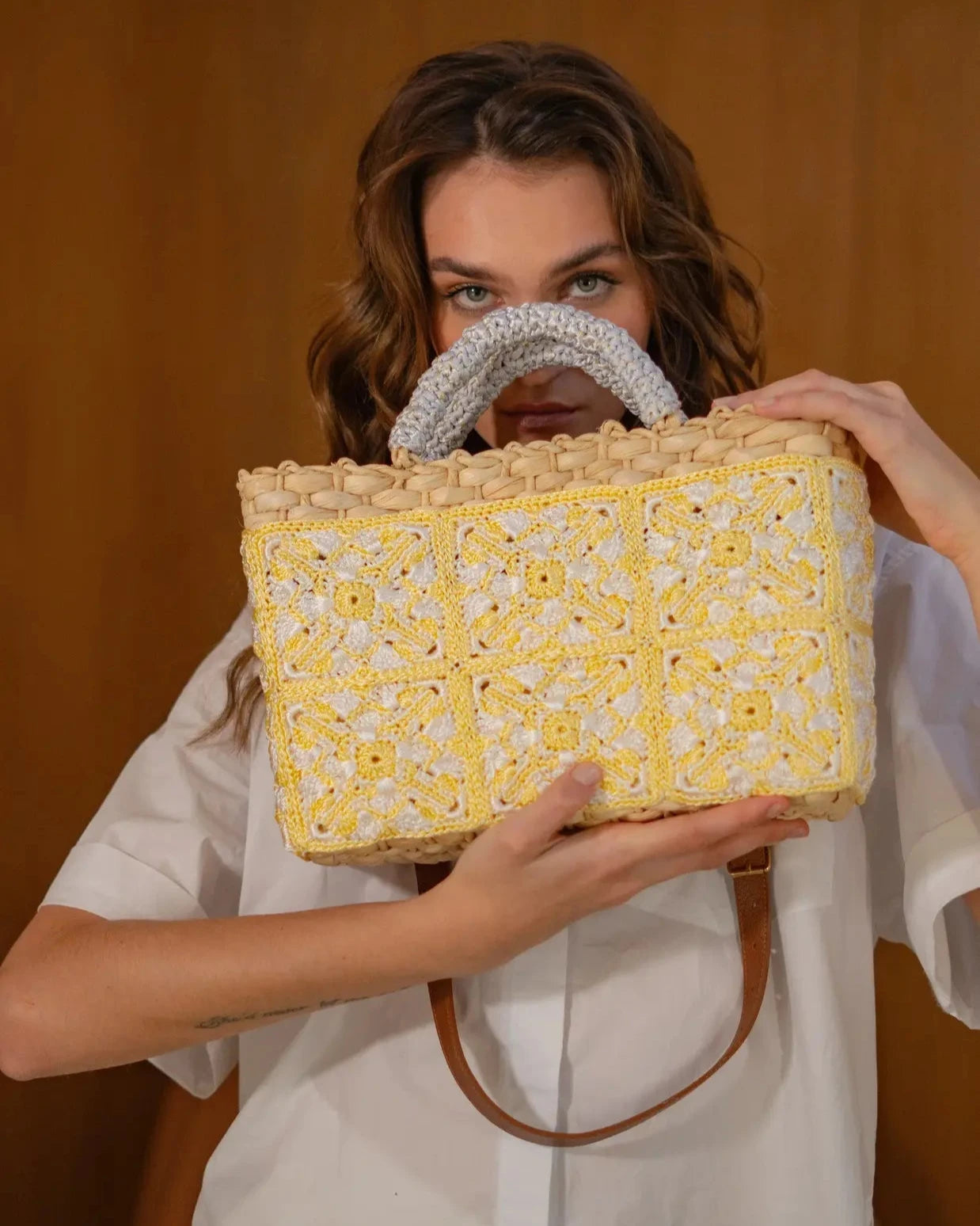 Bolsa Azulejo Amarelo