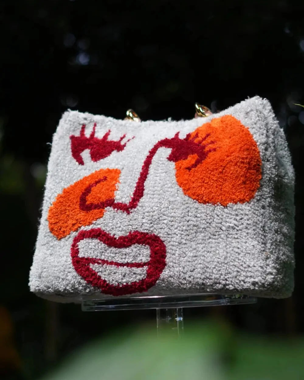 Bolsa Face Cinza - Mil Linhas